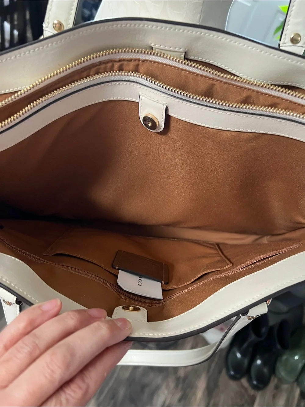 Coach Chalk Signature Laptop bag